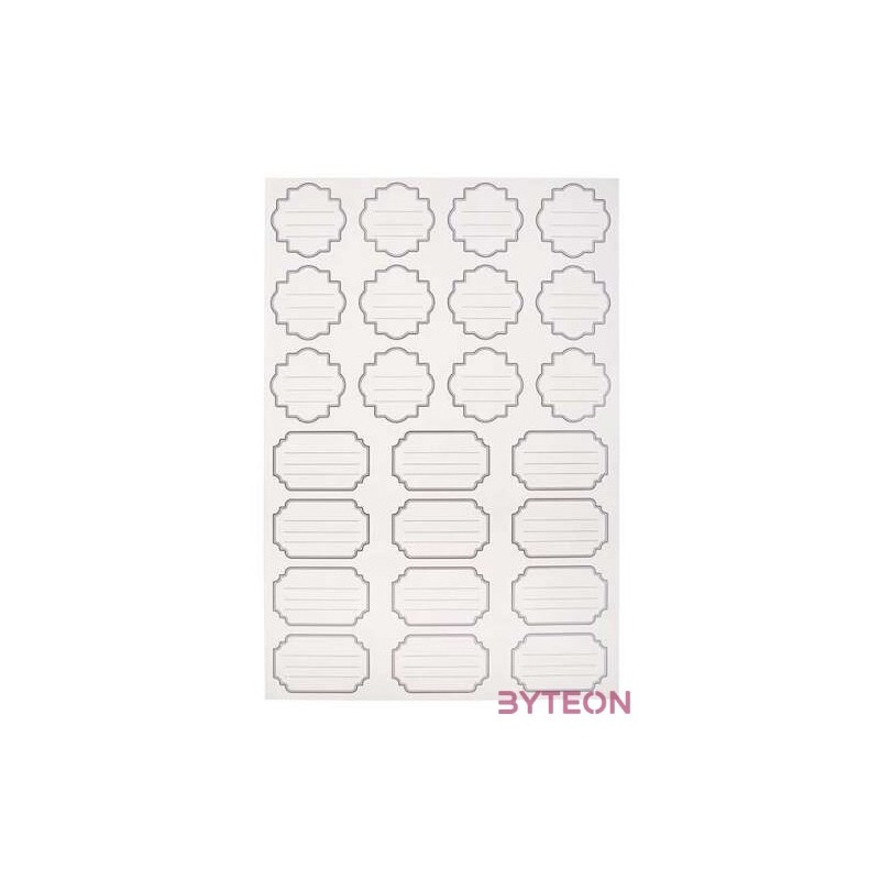 Jelölő matrica befőttes üvegre