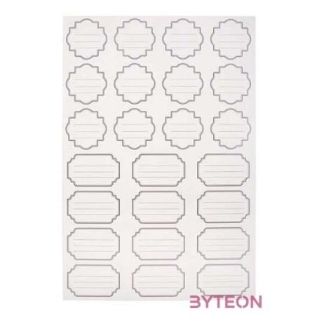 Jelölő matrica befőttes üvegre