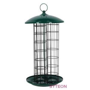 Felakasztható adagolós madáretető faggyúgolyóknak, 44 cm