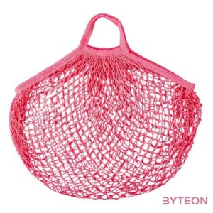 Retró bevásárlótáska pink színben