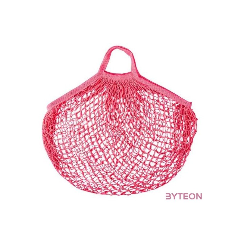 Retró bevásárlótáska pink színben