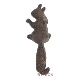 Öntöttvas mókus akasztó, 22 cm