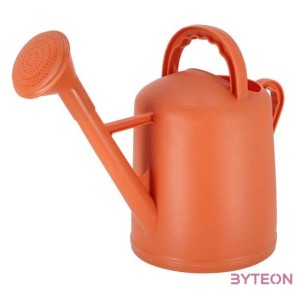 Műanyag kültéri locsolókanna, téglavörös, 10 literes