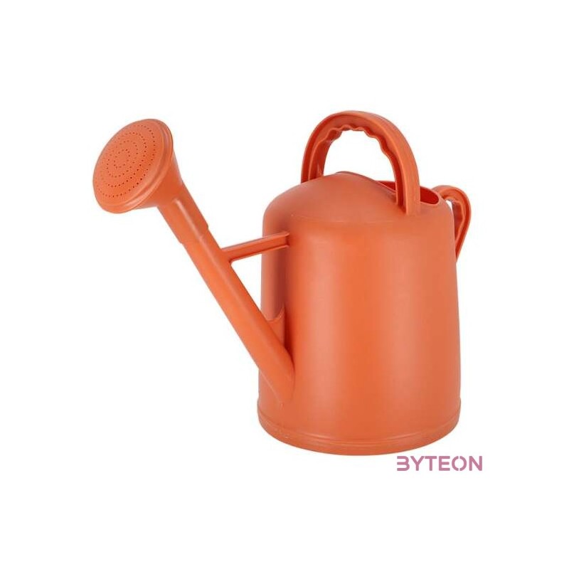 Műanyag kültéri locsolókanna, téglavörös, 10 literes