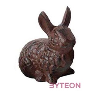Öntöttvas állatdísz, nyúl, nagy