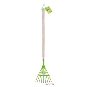 Fa nyelű gyerek lombseprű, 82,5 cm