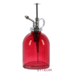 Üveg növénypermetező, 0,33 literes, piros