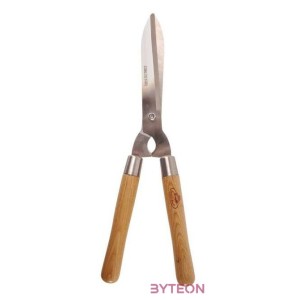 Rozsdamentes acél sövényvágó olló, kőrisfa nyéllel, 50 cm