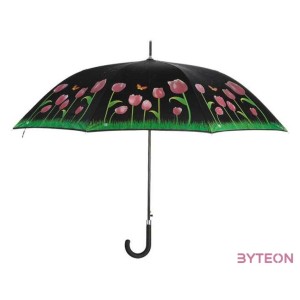 Esőre színváltós tulipános esernyő, 116 cm átmérőjű