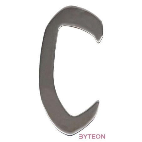 Modern acél házszám, C