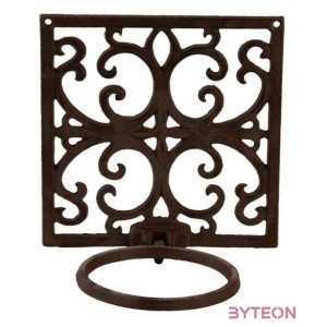 Fali virágtartó 10 cm-es átmérőjű cseréphez, öntöttvas