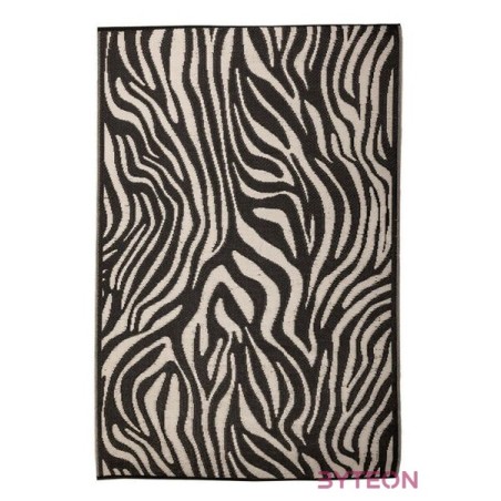 Zebra mintás kétoldalú kültéri szőnyeg, 242 x 150 cm