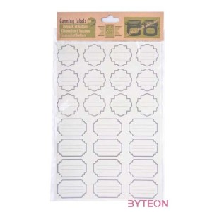 Jelölő matrica befőttes üvegre