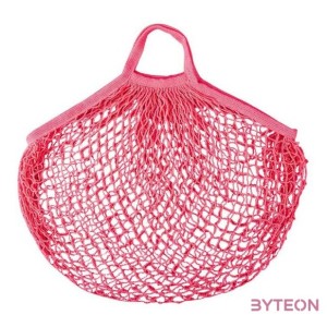 Retró bevásárlótáska pink színben