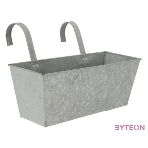 Felakasztható cink virágláda, 7 literes