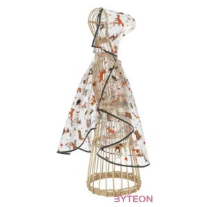 Átlátszó gyerek poncsó, erdei állatok mintával