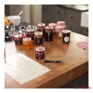 Jelölő matrica befőttes üvegre