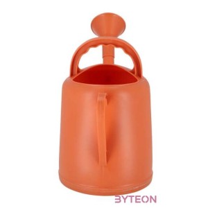 Műanyag kültéri locsolókanna, téglavörös, 10 literes
