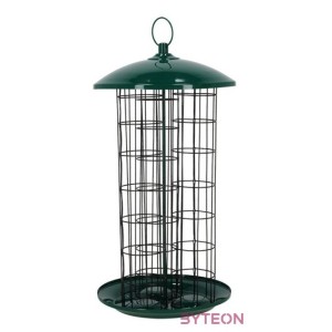 Felakasztható adagolós madáretető faggyúgolyóknak, 44 cm