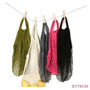 Retró bevásárlótáska pink színben