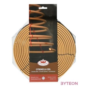 Citronella függő szúnyogriasztó spirál, 21,5 cm