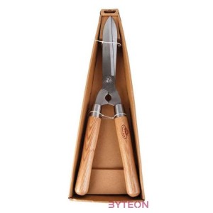 Rozsdamentes acél sövényvágó olló, kőrisfa nyéllel, 50 cm