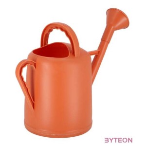 Műanyag kültéri locsolókanna, téglavörös, 10 literes