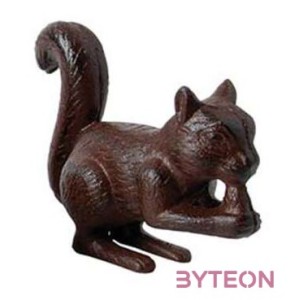 Öntöttvas állatdísz, mókus, nagy