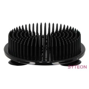 Műanyag öntapadós kenzan, fekete, 7 cm átmérőjű