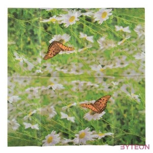 Állatmintás zsebkendő, pillangós