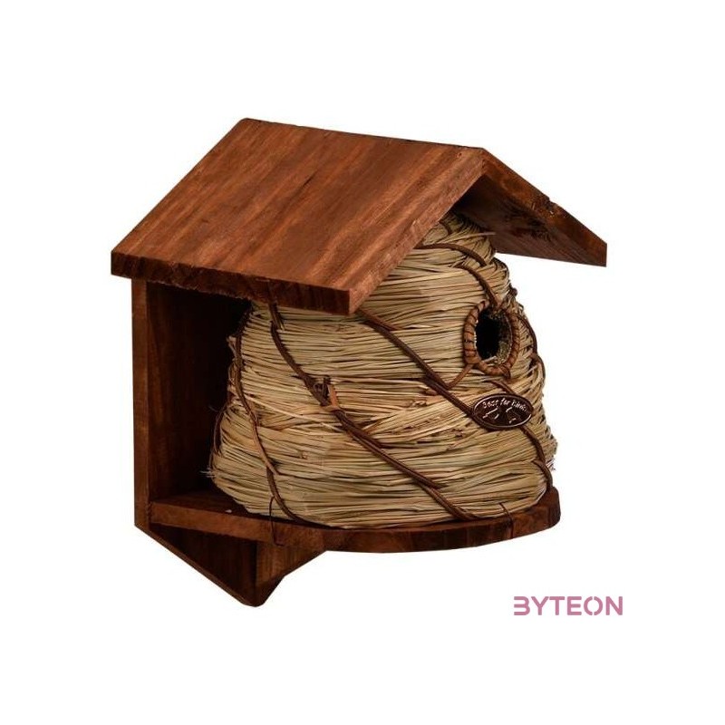 Méhkas alakú fa madárház, 26 cm