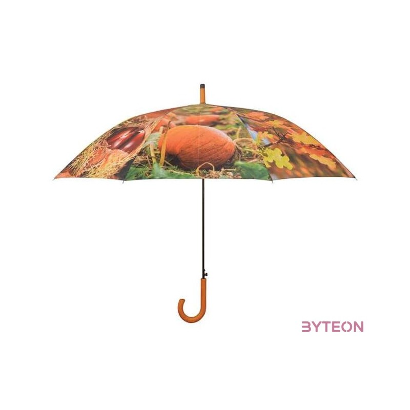 Őszi hangulatú esernyő, 120 cm átmérőjű