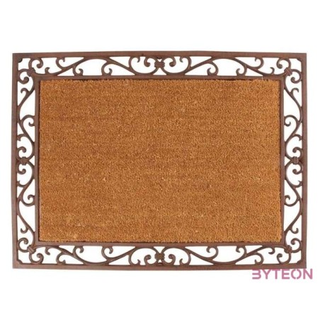 Öntöttvas lábtörlő kókuszrost betéttel, 75 x 55 cm