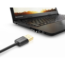 UGREEN US103 USB 2.0 hosszabbító kábel, 1 m (fekete)