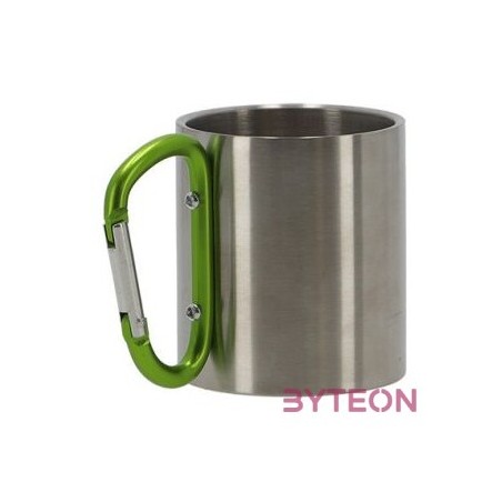 Acél gyerek bögre, karabíner füllel, 0,2 I