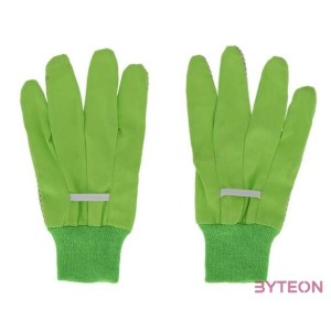 Kerti kesztyű, 23 cm, zöld