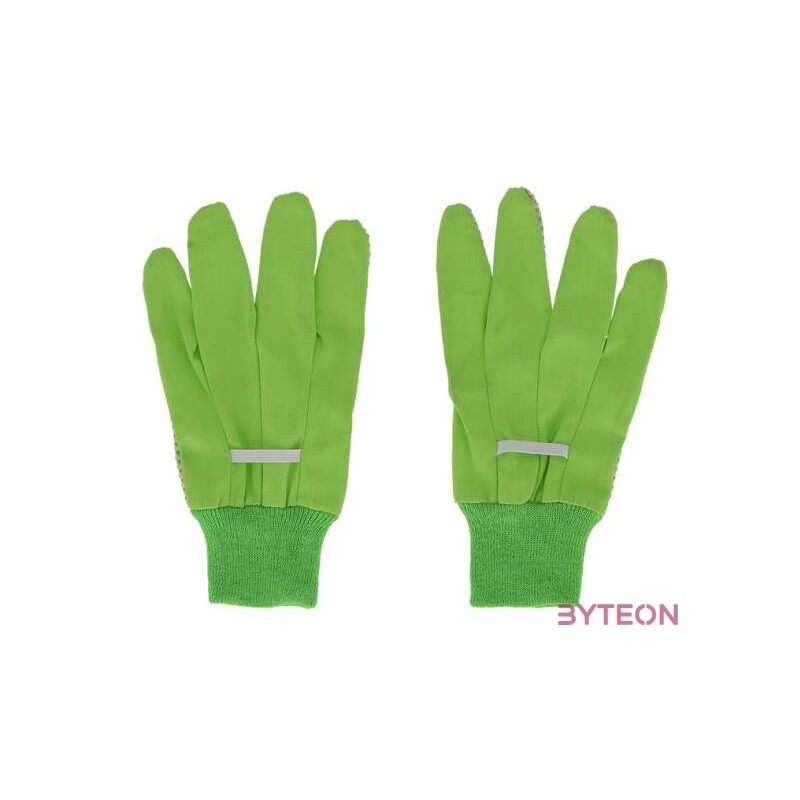 Kerti kesztyű, 23 cm, zöld