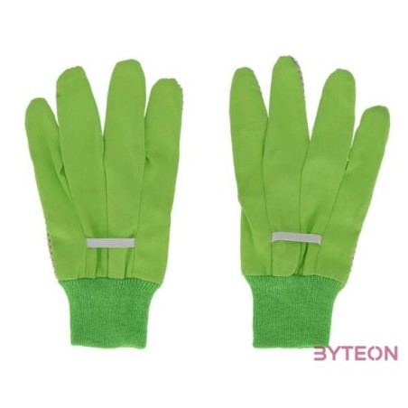 Kerti kesztyű, 23 cm, zöld