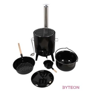 Kültéri fém főző szett