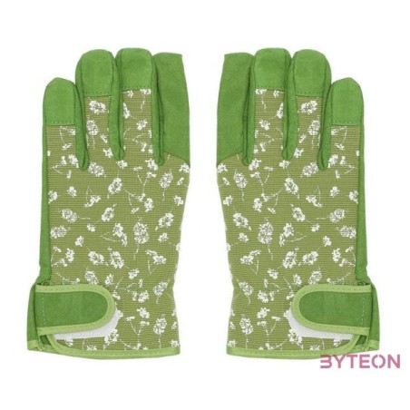 Mintás kerti kesztyű, 22 cm