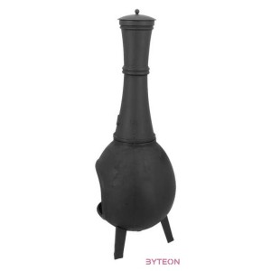 Öntöttvas teraszfűtő kályha, 121 cm