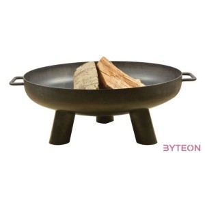 Fém tűzrakó tál, 60 cm átmérőjű