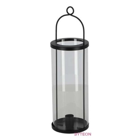 Felakasztható üveg gyertyatartó, 32,5 cm