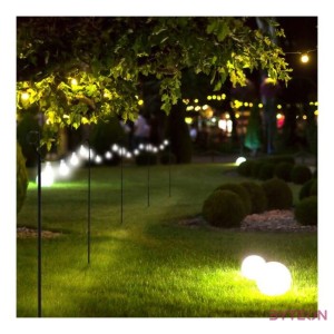 Fémből készült állítható magasságú leszúrható rúd, 150-277 cm, fényfűzérhez vagy dekorációs kiegészítőkhöz