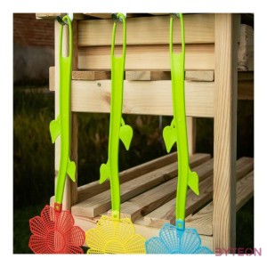 Virág alakú légycsapó, 46,5 cm, kék