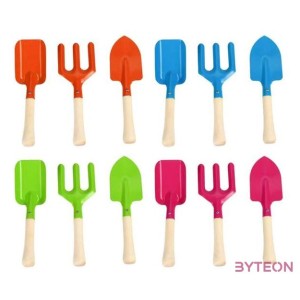 Gyerek kerti szerszám szett, 3 db-os, pink