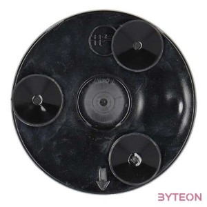 Műanyag öntapadós kenzan, fekete, 7 cm átmérőjű