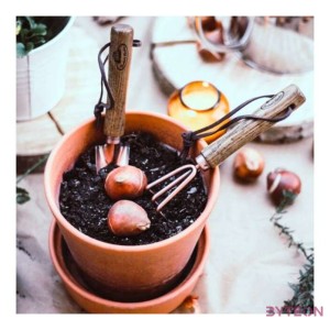 Rézzel bevont kerti szerszámok kis méretben