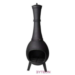 Öntöttvas teraszfűtő kályha, 121 cm