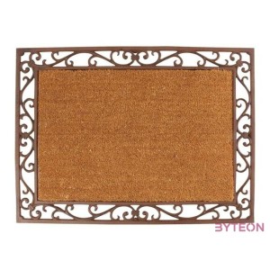 Öntöttvas lábtörlő kókuszrost betéttel, 75 x 55 cm